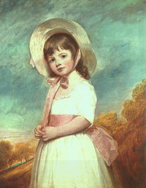 George Romney Miss Willoughby China oil painting art